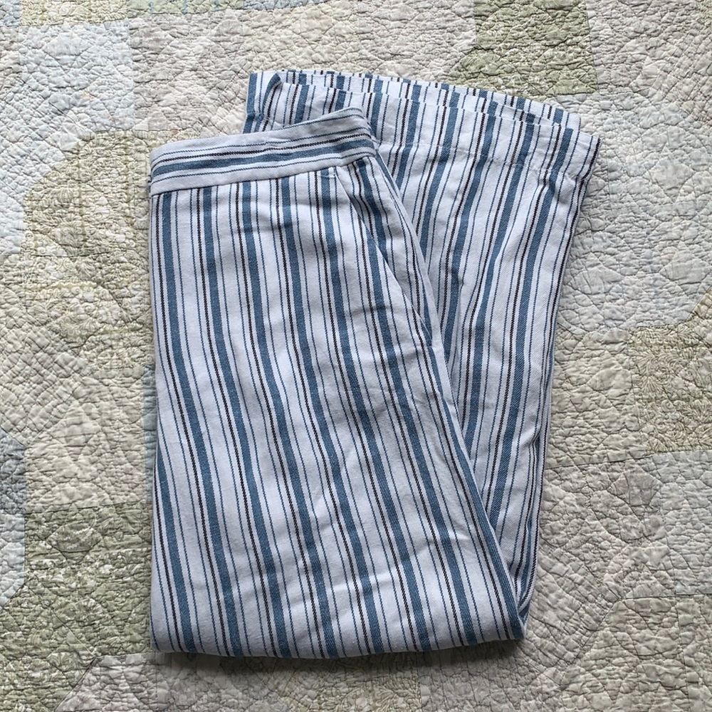 (2 for $30) LOFT Boho Striped Cotton Pants